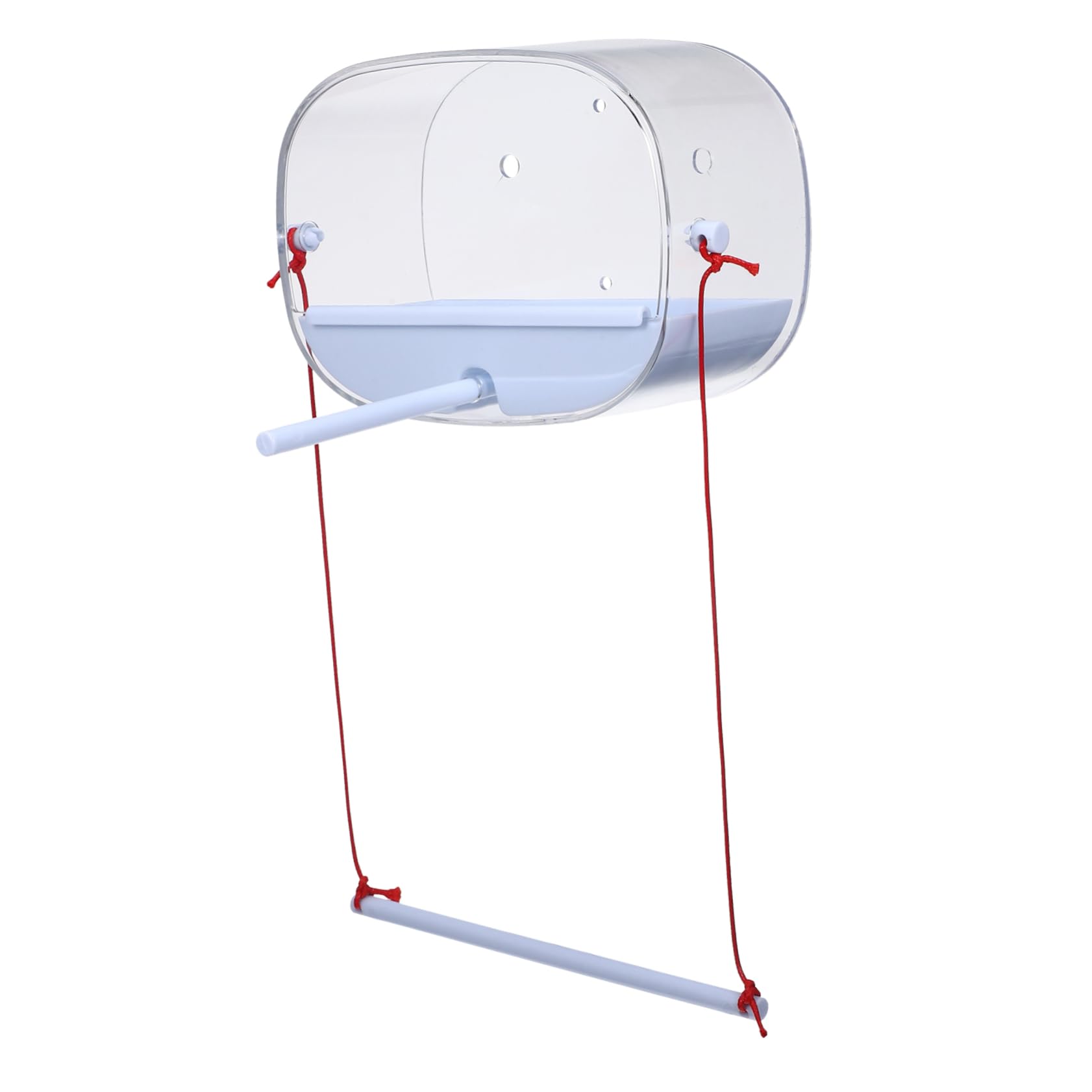 Mipcase 5 Set Mangiatoia Per Uccelli Alimentatore a Finestra Mangiatoia Per Pappagalli Con Ventosa Finestra Delle Mangiatoie Per Uccelli Mangiatoie Per Uccelli Per Finestra P.s Bianca