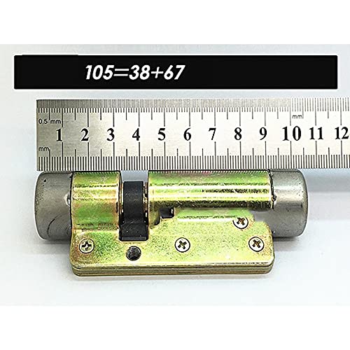 Bombin Cerradura Cerradura de puerta de seguridad Núcleo de seguridad Entrada vintage Cerradura de puerta exterior Cilindro Manija de tracción Cuerpo de cerradura Universal Cerradura Antibumping ( Col