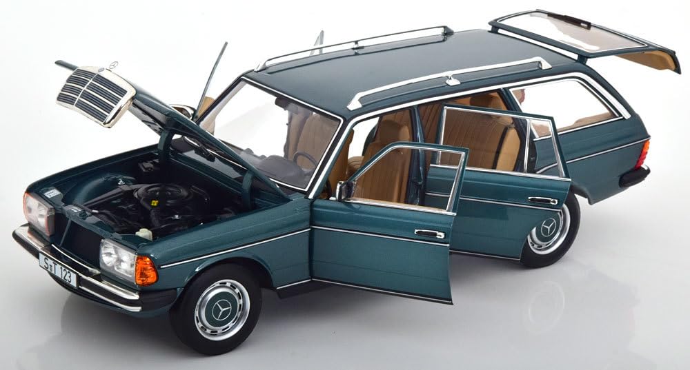 NOREVメルセデスベンツ２００Ｔミニカー Amazon | norev 1/18 Mercedes Benz 200T S123 1980-1985 ターコイズ
