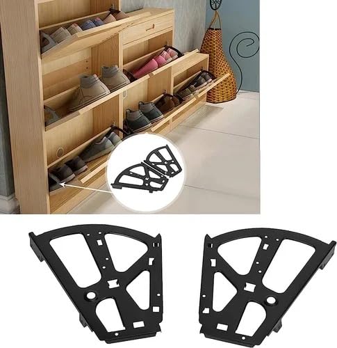 Image of Two Layers Shoes Rack /Cabinet Fitting, Shoe Rack Fitting, Shoe Drawer Hinge, Shoes Cabinet Drawer Hinge for Furniture Fittings, Shoes Cabinet Fitting for 2Layers, cabinets for Shoes.