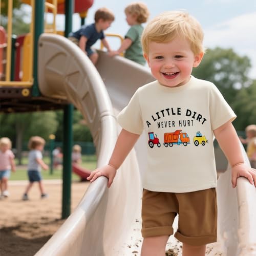 Toddler Baby Boy Clothes Summer Outfit Letter Print Short Sleeve T-Shirt Tops Solid Shorts Set 0-3T2