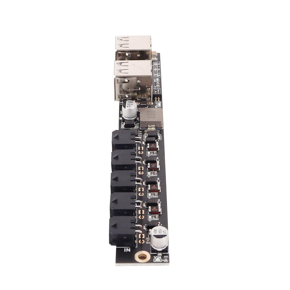 Panda Branch V1.0 Stromversorgungs-Erweiterungsplatine – 4 × 5 V USB-Anschlüsse (1–2,7 A einstellbar) + 24 V Eingang für Bambu-Lab X1C/X1E/P1S/P1P/A1/A1 Mini