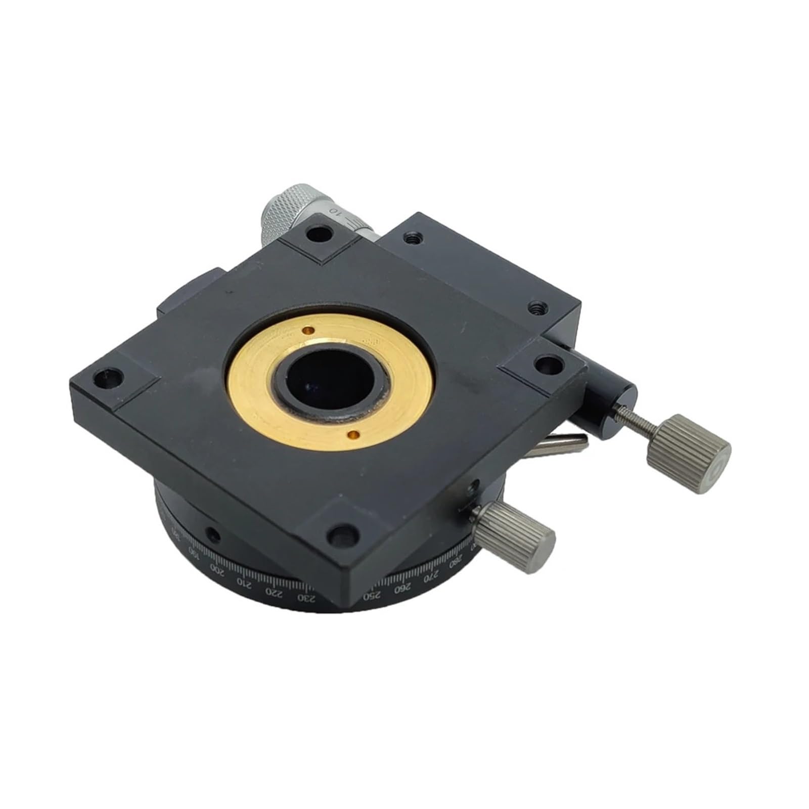 Micrómetro rotatorio óptico de Alta precisión con Ajuste Angular de 360 Grados y Desplazamiento R 60 mm RS60-L RSP60-L (RSP60-L)