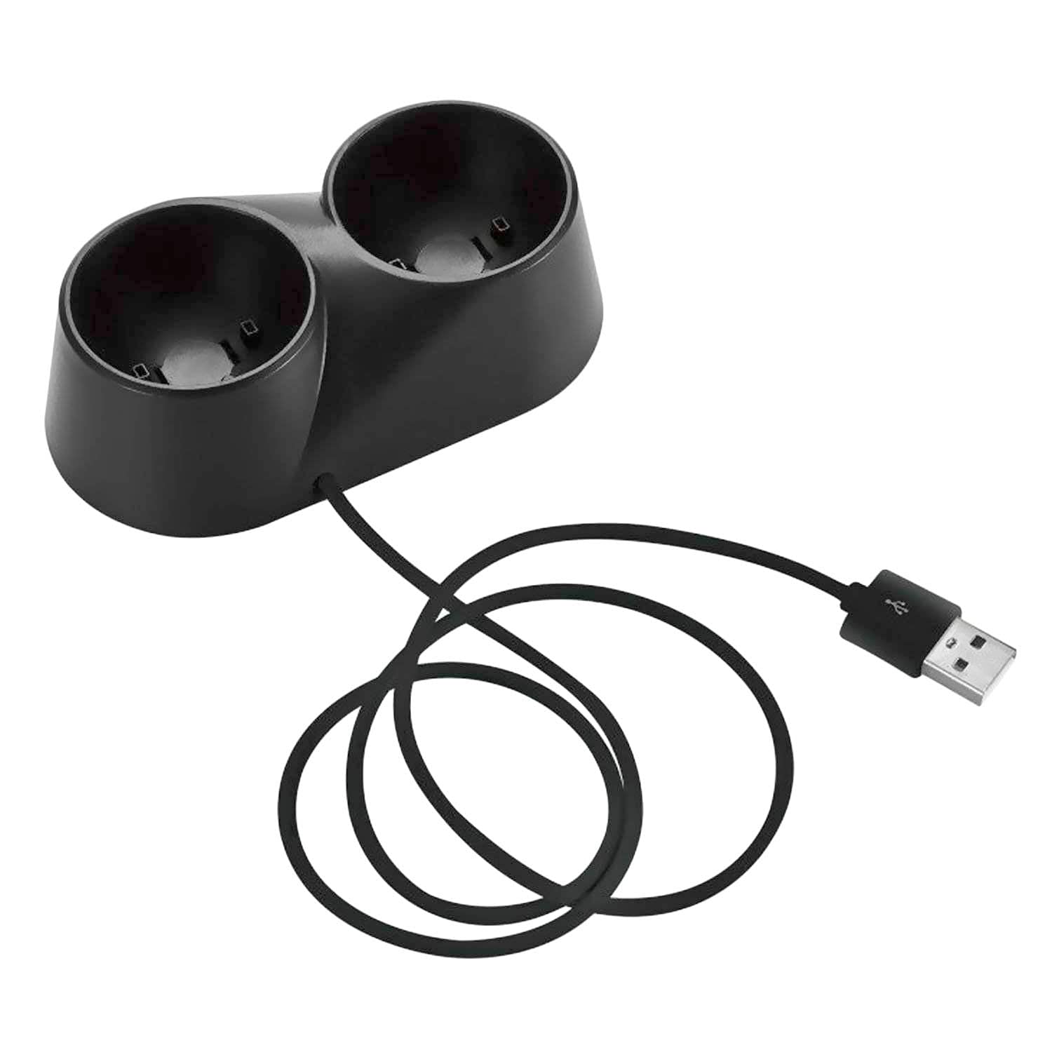 OSTENT Podwójna ładowarka stacja ładująca stacja zasilająca stojak uchwyt do Sony PS4 VR PS Move Controller