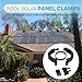ANTOBLE HC-113 Solar Panel Clamp Assembly Replacement Parts for Heliocol Swimming Pool Solar Panels (2 Pack)