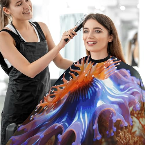 Capa para Corte de Cabello, Ajustable 66.9x56.7 in miniatura 5
