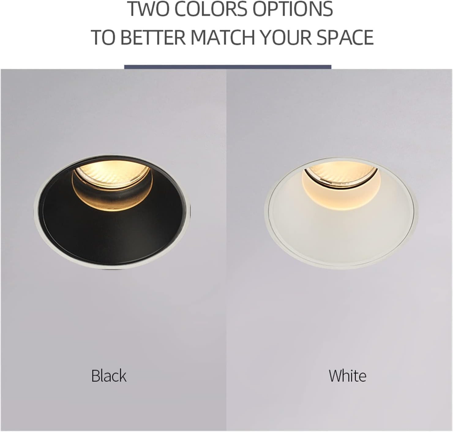 LED Recessed Downlight Frameless Anti Glare Compatible with Living Room Corridor Bedroom Cutout Size 8cm Spot Light Lamp Indoor Lamp,for Various Rooms