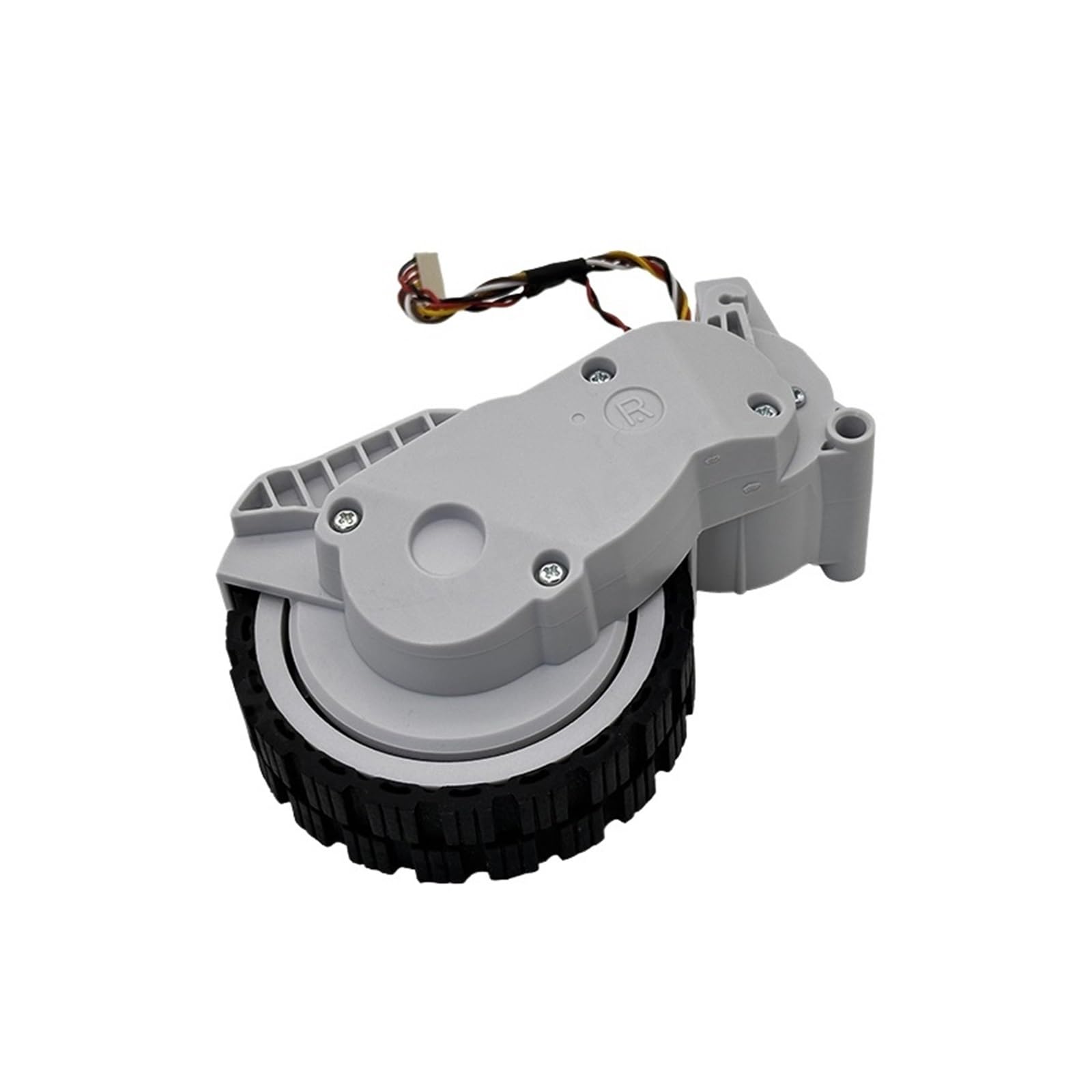 L/R Wheels Replacement Spare Accessories, Compatible For Roborock(White L)