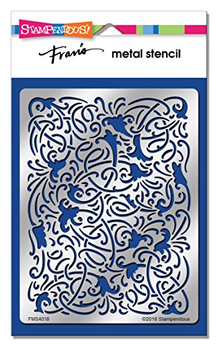 Stampendous Fran del Metallo Stencil filigrana, in...