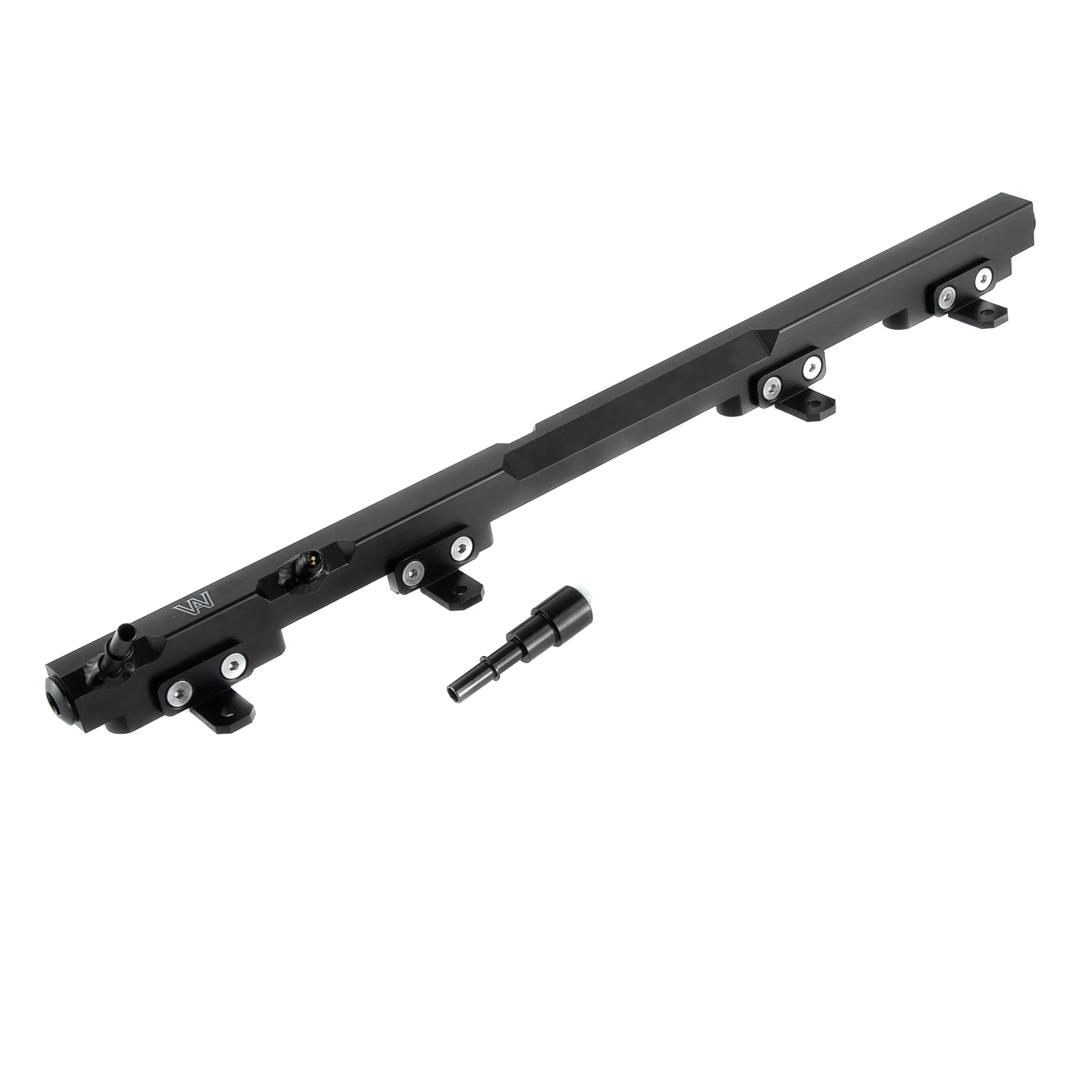 KUNTAUTOS Aluminum Fuel Injector Rail Kit for 1988-2006 Cherokee XJ & Wrangler TJ YJ (Black)