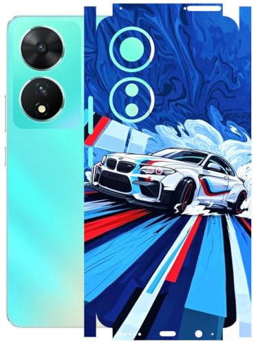 Image of AtOdds - Full Body Back Screen Guard Protector Film - Lamination Wrap Skin Sticker Compatible with VIVO T2 (5G) | Scratchproof Matte Finish (BWM)