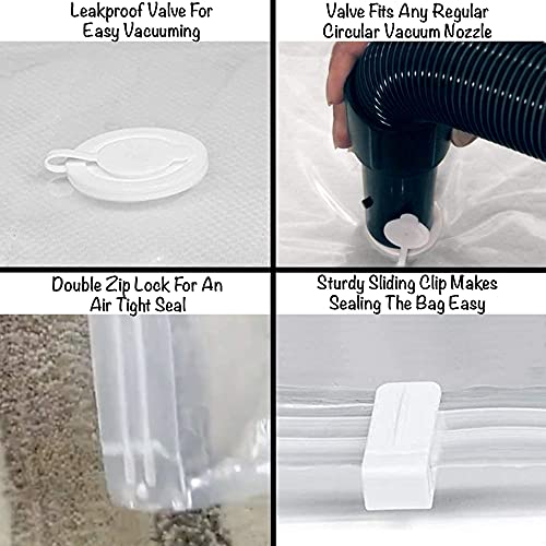 Image of Mattress Vacuum Bag for Moving, Vacuum Seal Mattress Bag for Memory Foam or Inner Spring Mattresses, Compression and Storage for Returns, Leakproof Valve and Double Zip Seal (Twin /Twin-XL)