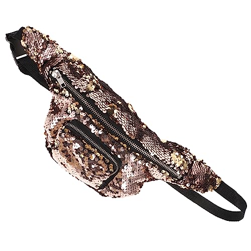 Banane pour femmes paillettes fini le maquillage perdu avec le zip