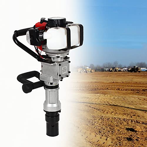 32.6CC T Post Driver Fence Post Driver,Gasoline Motor Piling 2-Stroke Engine, Portable Petrol Piledriver Piling Machine for Fence Posts Stakes Pipe