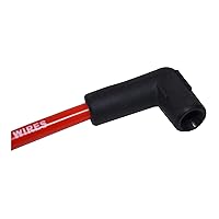Vista 4 de A-Team Performance Kit de cables de bujía de silicona - 0.315 in rojo - Juego de chaqueta resistente al calor y cables de encendido - Compatible