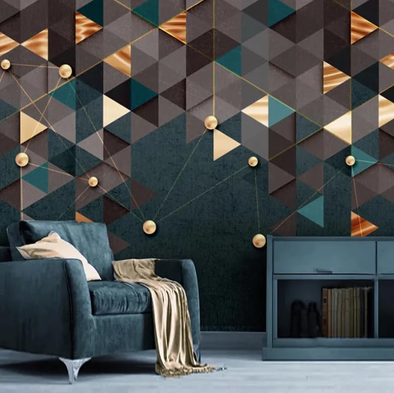 Papier peint mural 3D forêt élan décoration chambre salon