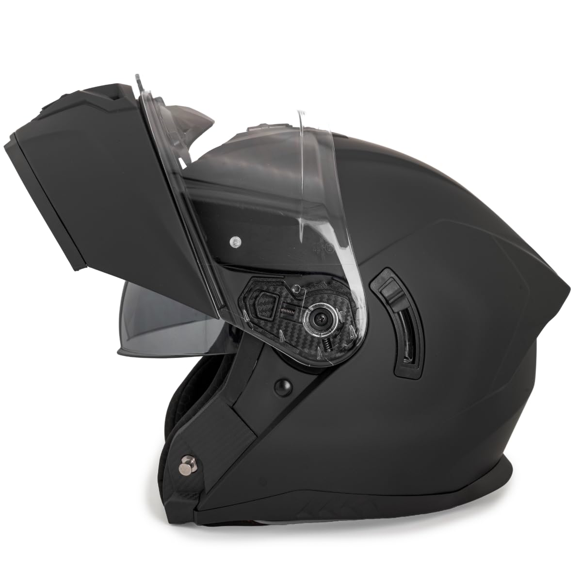 VINZ Pasco Klapphelm mit Sonnenblende & PINLOCK 70 vorbereitet | ECE 22.06 Motorrad Helm für Herren & Damen | Motorradhelm Klappbar Integralhelm | In Gr. XS-XXL