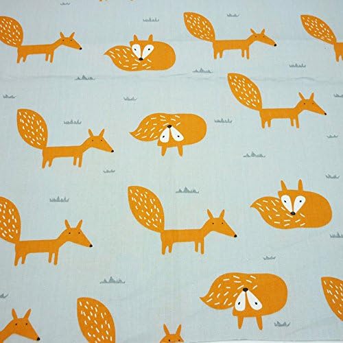 One Piece 50 Cm 160 Cm Kreskowka Lis 100 Tkanina Bawelniana O Skosnym Splocie Do Patchworku Pikowania Dzieciecej Poscieli Material Do Szycia Amazon Pl Dom I Kuchnia