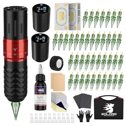 Tattoo Kit SLE75KIT-1-A with Machine & Needles