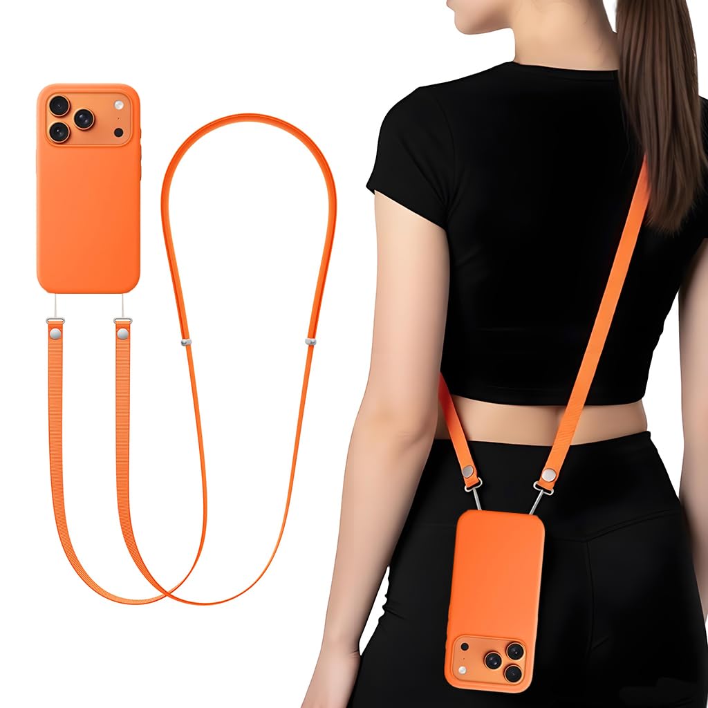 スマホアクセサリー rainleo ZORBES® Crossbody Phone Strap with Metal Buckles, 43''-47