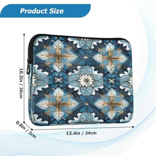 Funda para Laptop Azul Talavera Mexicana 13-14 Pulgadas miniatura 3