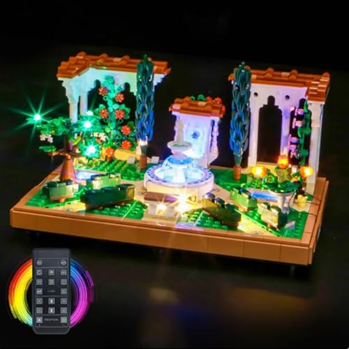 Kit de iluminación LED para modelo de patio de jardín 10315, luces LED compatibles con Lego 10315 modelo de patio de jardín (modelo LEGO no incluido) (iluminación remota)