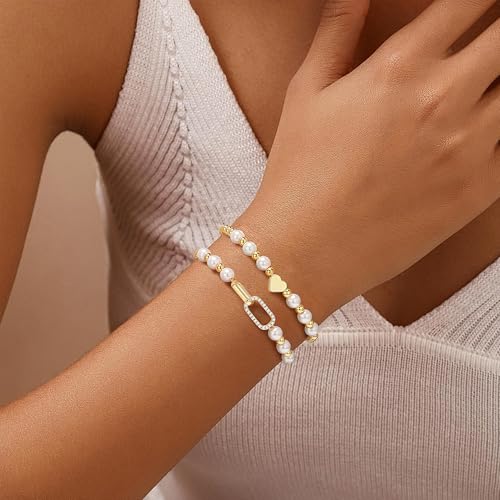  14K Gold Plated Bracelets Set - image 2