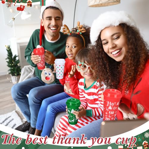 Pickmesh 40 Pcs Christmas Bulk Gifts for Coworkers Funny 16 oz Christmas Coffee Cup Fuzzy Socks Set for Women Holiday Gift(Fresh) - Image 6