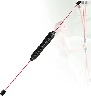 Pilates Reformer Plegable Barra de flexión Barra flexible multifuncional para ejercicios, barra de entrenamiento desmontable para el hogar con músculos de entrenamiento, alta elasticidad, color negr