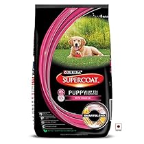 Purina Supercoat Puppy Dry Dog Food, Chicken – 2kg Pack