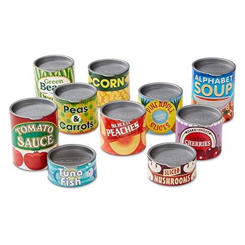 Melissa & Doug Let's Play House Grocery Cans | Pretend Play Play Food | 3+ | Gift for Boy or Girl Cover