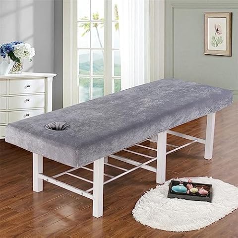 Highdi Massage Bed Cover with Face Hole Cover