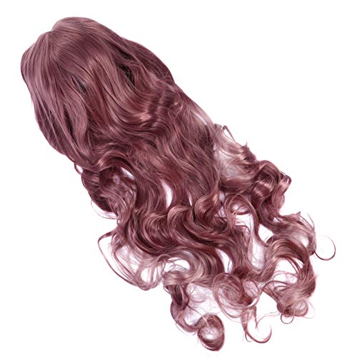 PIXNOR Peruca Longa Ondulada de Aparência Natural Peruca Cosplay de Halloween Perucas de Ondas Corpo