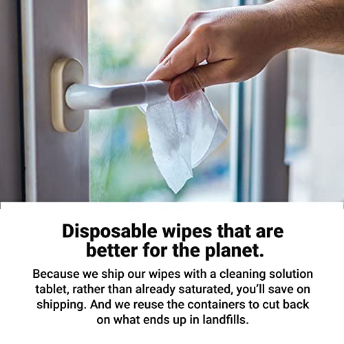 Image of EvaClean Dry Surface Cleaning Rolls - 8-Pack of 110-Count Refill Rolls (880 Total) - 9 inch x 7.5 inch Durable Sheets for Multi-Surface & Hand Use - Combine with PurOne Tablets to Create Wet Wipes
