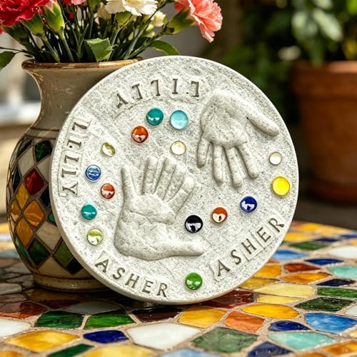 Moule stepping stone empreinte main pour chemin de jardin - 4