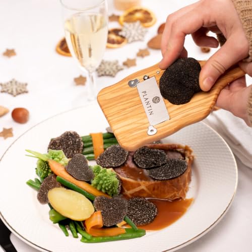 Plantin Truffle Slicer – Wooden Gourmet Kitchen Tool with Stainless Steel Adjustable Blade – Perfect for Precision Slicing of Fresh Truffles, Mushrooms, Chocolate, or Cheeses - Dishwasher Safe by Plantin - Image 5