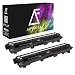 Produktbild Alphafax 2 Toner kompatibel für Brother TN-241 TN241 für Brother MFC-9142CDN, Brother DCP-9022CDW, MFC-9342CDW, MFC-9332CDW, HL-3150CDW, HL-3170CDW - TN241BK - Schwarz je 2.500 Seiten