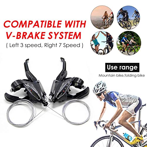 Fairedear 24-Speed Bike Shift Bicycle Derailleur Quick Changing Ef500 Bike Gear Shifter Mountain Bicycle Speed Brake,3X8 Speed Visual Mtb Gear Shifter For Mountain Bike #TOP2