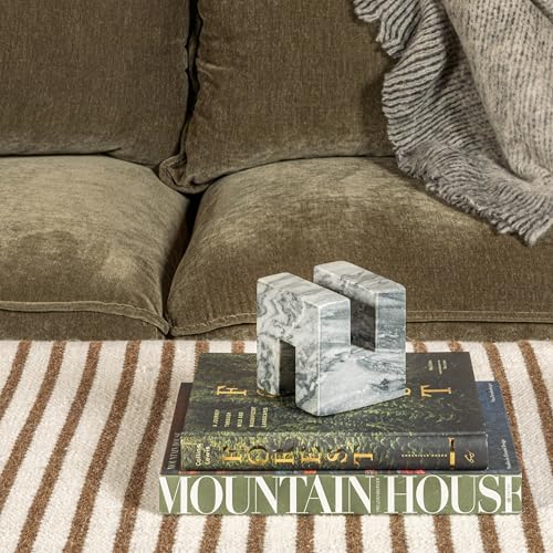 Soporte de mármol gris de diseño exclusivo Creative Co-Op 5