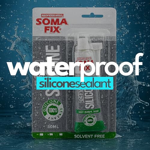 Image of Gray Silicone Caulk (No Gun Needed) Flexible & Waterproof Caulking Tube | Silicone Sealant for Bathroom, Kitchen, Aquarium, Sink, Window, Countertop - 1.7 fl.oz