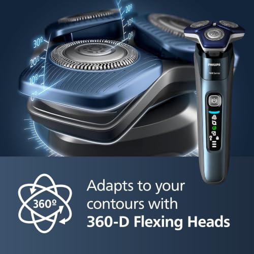 Philips Rechargeable Wet/Dry Electric Shaver with SenseIQ and Comfort Glide Ring Technology, Battery Powered, Silver - image 2
