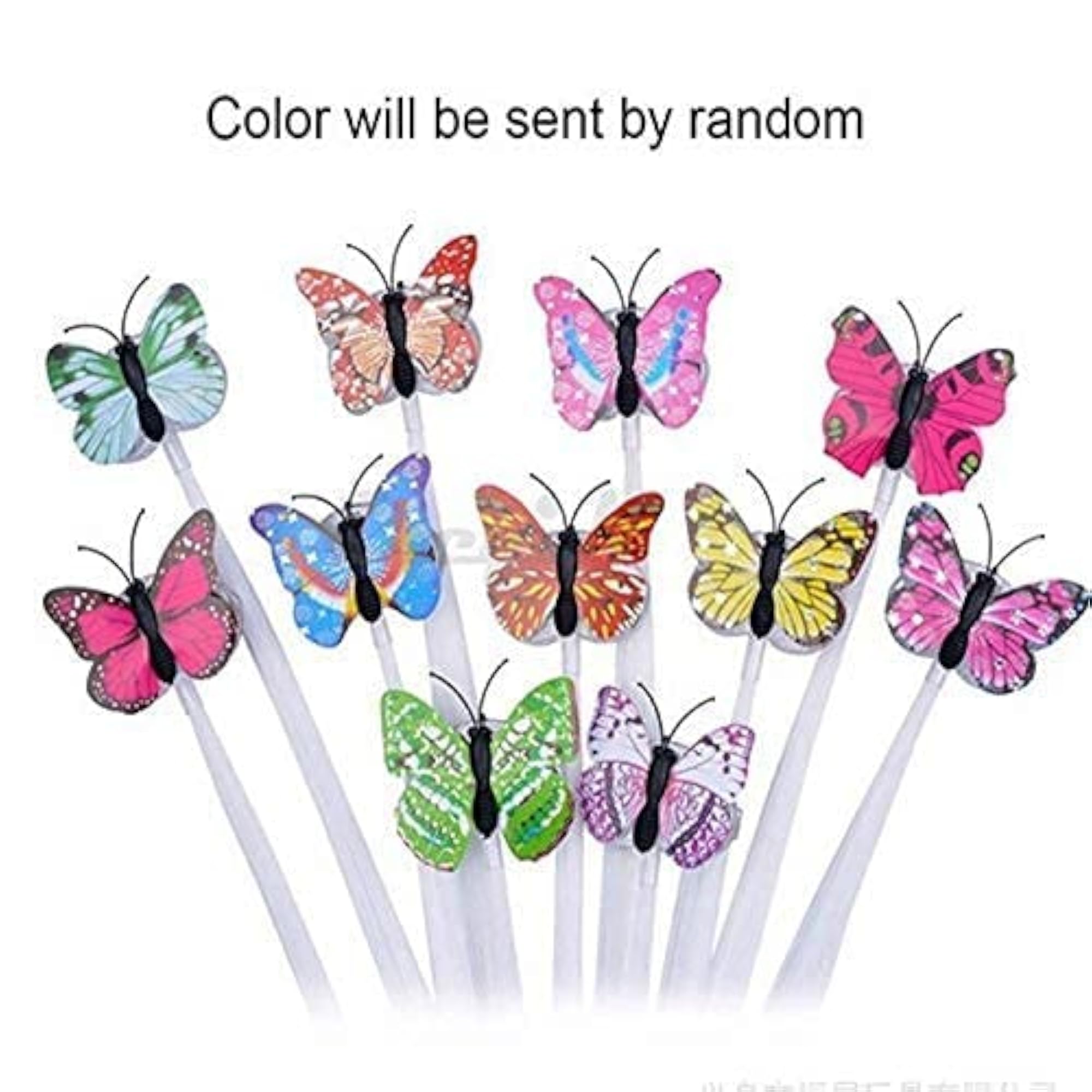 4 Pcs LED Flashing Light Butterfly Hair Clip Set