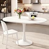 Design salvaspazio: il tavolo da pranzo allungabile si adatta in modo flessibile: chiuso come tavolo rotondo con diametro di 100 cm, allungato come tavolo ovale da 140 cm di lunghezza. Perfetto per cene di famiglia o feste. Grazie alla struttura pieghevole è ideale per piccoli appartamenti e spazi multifunzionali in cui lo spazio deve essere utilizzato in modo ottimale.