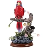 Kisangel Talking Parrot Repeats What You Say Electronic Parrot Pet for Children Gift 1 Set Without Battery