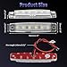 RVZONE Marine LED Boat Interior and Night Fishing Lights - 12V Waterproof for Pontoon, Yacht, Kayak, Cockpit (4 Pcs White)