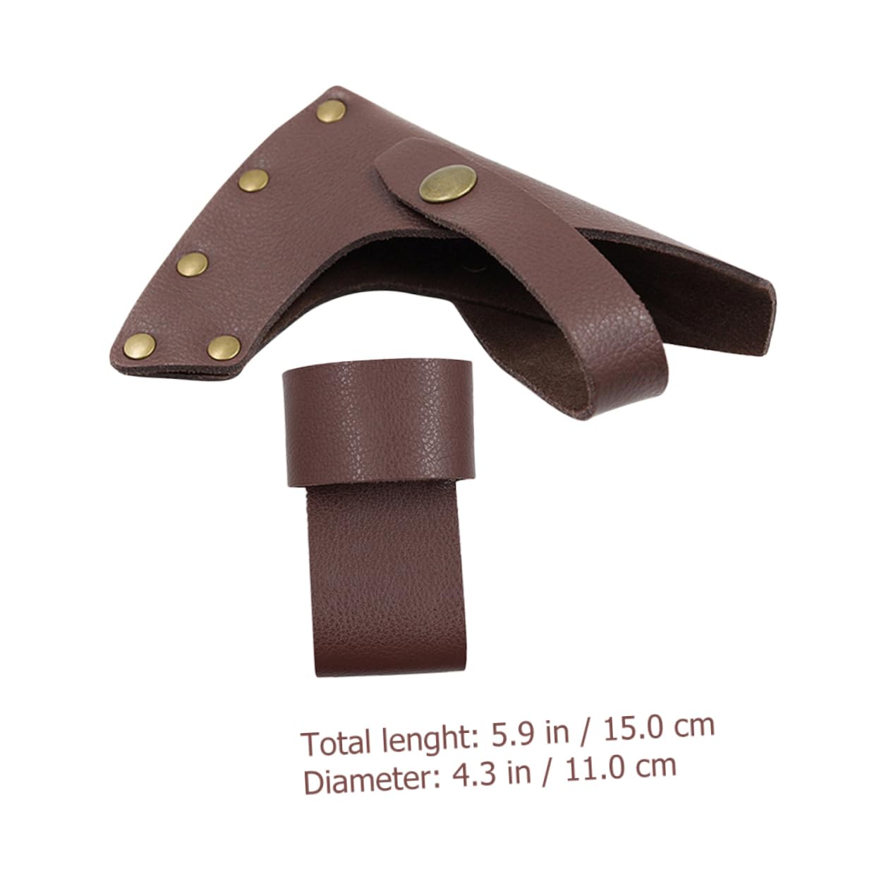 Artibetter Lightweight Hatchet Cover for Camping Wooden Handle Protector Pu Material