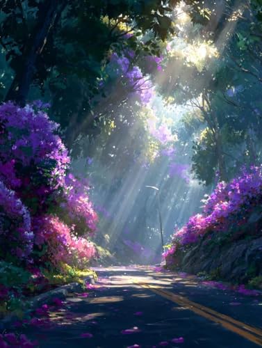 GSҌ DIY ANG̋hGLbgAPaint by NumbersqƑlnhhGTVCp[NCeAyCgoCio[ G|XgXDIY`ACeA Ƃ̕ǂ̑A40x60cm/16x24C`(