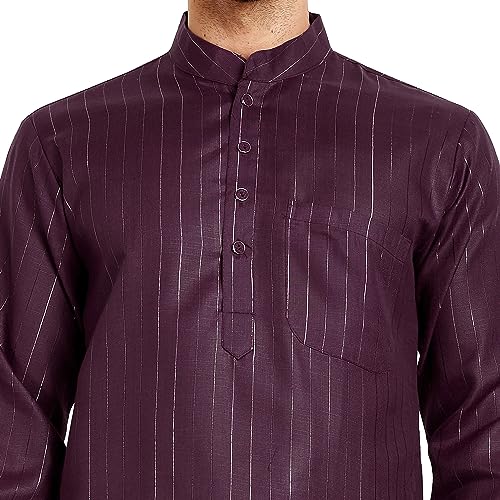 Image of SKAVIJ Men's Casual Kurta Pajama Set Indian Traditional Ethnic Wear