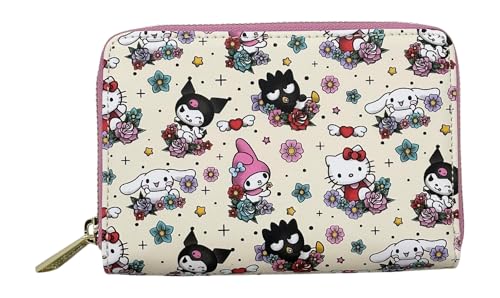 Loungefly Sanrio Hello Kitty and Friends Tattoo Allover Print Zip Around Wallet2
