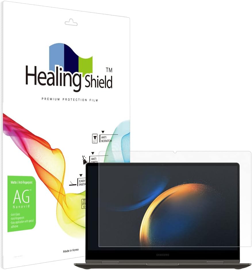 Healingshield Screen Protector Paper-Like Eye Protection Anti Blue Ray Anti Glare Paper Texture Film Compatible with Galaxy Book3 360 13.3